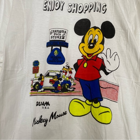 Vintage Mickey Mouse Guam T Shirt - Picture 2 of 8